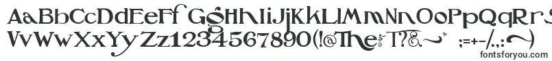 OzswizardCowardlylion-fontti – Serifeillä varustetut fontit