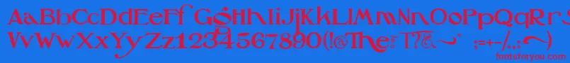 Подробнее о шрифте OzswizardCowardlylion Шрифт OzswizardCowardlylion – красные шрифты на синем фоне