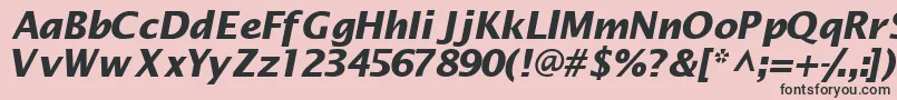 More about Machadosansssk ffy Font Machadosansssk ffy Font – Black Fonts on Pink Background