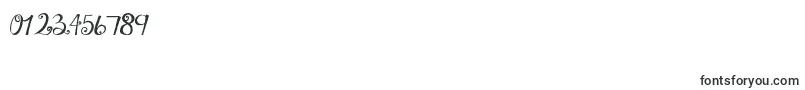 Fonte MtfUnderYourSkin – fontes para números e dígitos