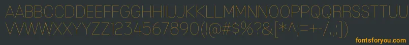 MixolydianTitlingUlフォントについての詳細 フォントMixolydianTitlingUl – 黒い背景にオレンジの文字