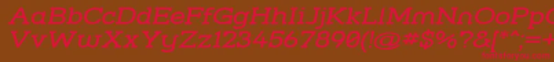 Strslwi Font – Red Fonts on Brown Background
