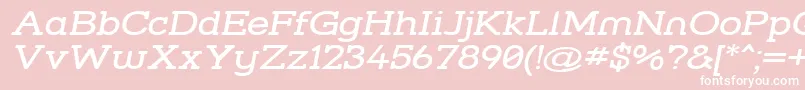 Strslwi Font – White Fonts on Pink Background