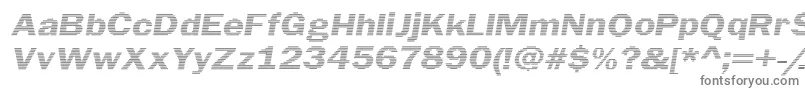 Шрифт LinearBeam0.5 – серые шрифты
