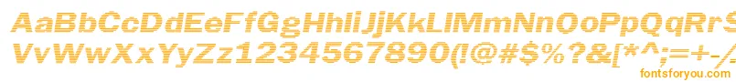 Шрифт LinearBeam0.5 – оранжевые шрифты