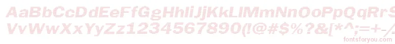 Шрифт LinearBeam0.5 – розовые шрифты