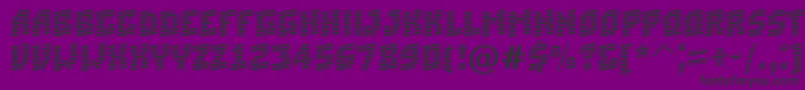 ASimplermrnup Font – Black Fonts on Purple Background