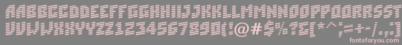 ASimplermrnup Font – Pink Fonts on Gray Background