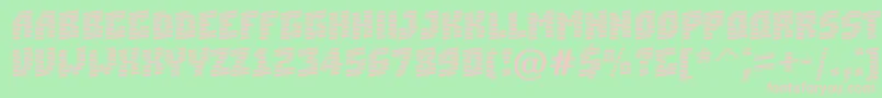 ASimplermrnup Font – Pink Fonts on Green Background