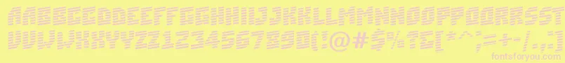 More about ASimplermrnup Font ASimplermrnup Font – Pink Fonts on Yellow Background