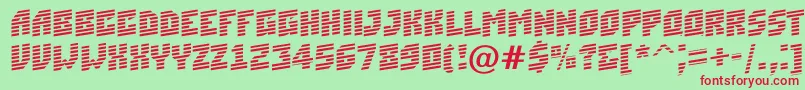 ASimplermrnup Font – Red Fonts on Green Background