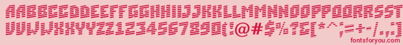 ASimplermrnup Font – Red Fonts on Pink Background