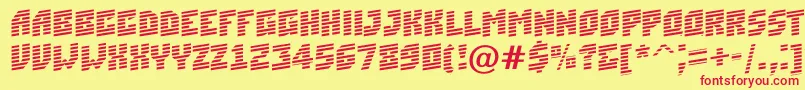 ASimplermrnup Font – Red Fonts on Yellow Background