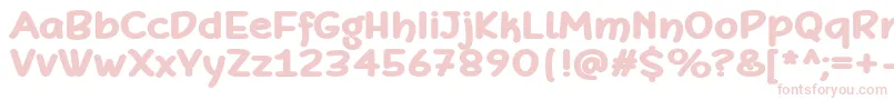 DefonartsBold Font – Pink Fonts on White Background