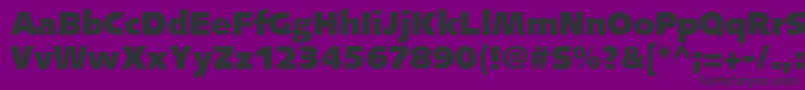 FacileBlackSsiBlack Font – Black Fonts on Purple Background