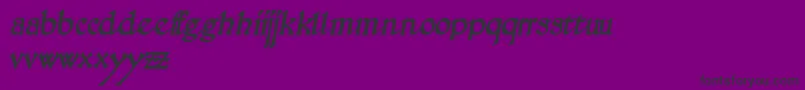 Pathway Font – Black Fonts on Purple Background