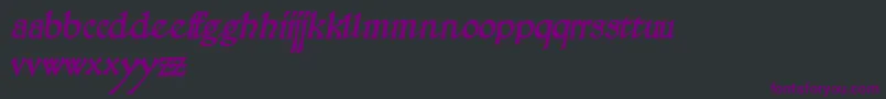 Pathway Font – Purple Fonts on Black Background