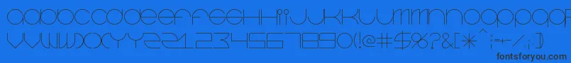 Beastmode Font – Black Fonts on Blue Background