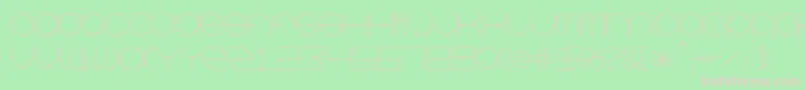 Beastmode Font – Pink Fonts on Green Background