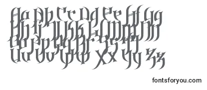 Шрифт GothicLoveLetters