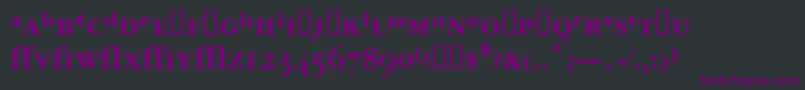 Garrymondrianexpt5Sbldsh Font – Purple Fonts on Black Background