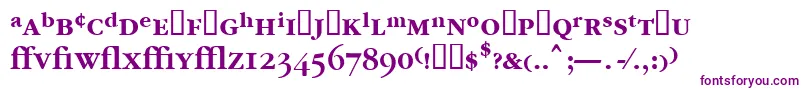 Garrymondrianexpt5Sbldsh Font – Purple Fonts on White Background