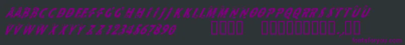 Подробнее о шрифте CfmilkRegular Шрифт CfmilkRegular – фиолетовые шрифты на чёрном фоне