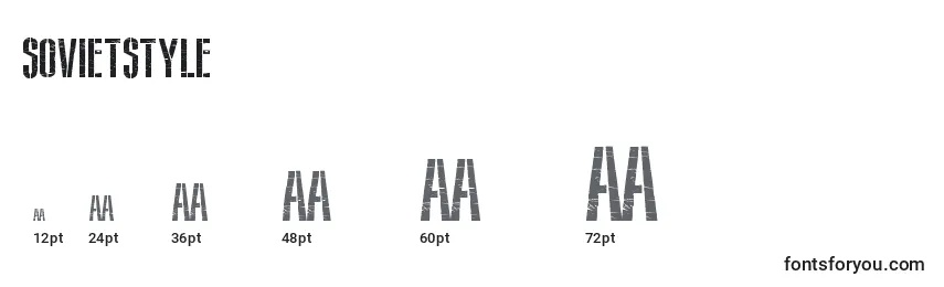 SovietStyle Font Sizes