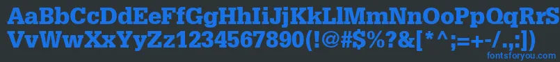 InstallationBlackSsiBlack Font – Blue Fonts on Black Background