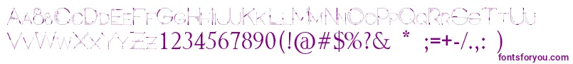 Inspira-fontti – violetit fontit