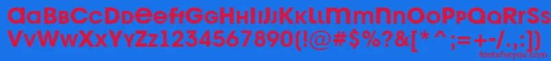 fuente AAvantetitlercpslcBold – Fuentes Rojas Sobre Fondo Azul