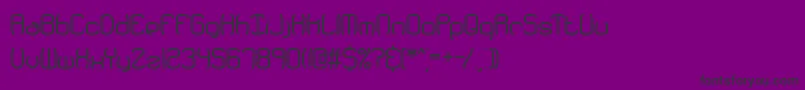 Redundanフォントについての詳細 フォントRedundan – 紫の背景に黒い文字