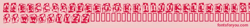 Astab ffy Font – Red Fonts on Pink Background