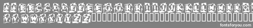 Astab ffy Font – White Fonts on Gray Background