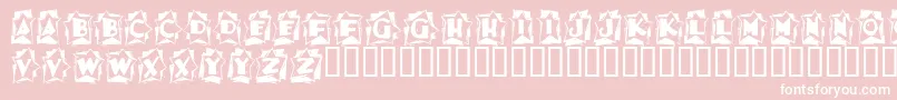 Astab ffy Font – White Fonts on Pink Background