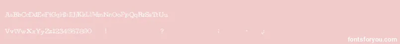 Juicyboxes Font – White Fonts on Pink Background