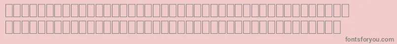 FabreseDemiaSwissCheese Font – Gray Fonts on Pink Background