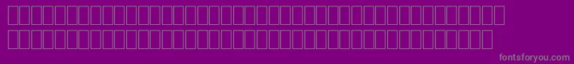 FabreseDemiaSwissCheese-Schriftart – Graue Schriften auf violettem Hintergrund