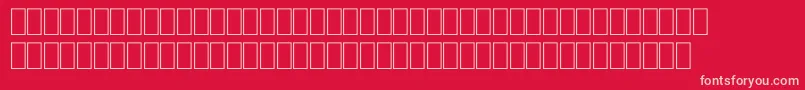 FabreseDemiaSwissCheese Font – Pink Fonts on Red Background