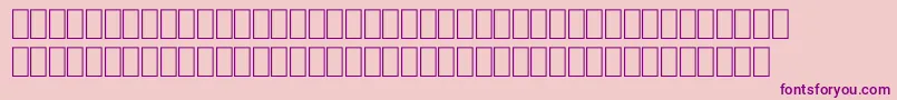 Fonte FabreseDemiaSwissCheese – fontes roxas em um fundo rosa