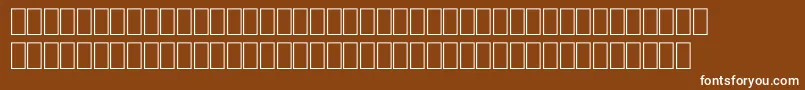 FabreseDemiaSwissCheese Font – White Fonts on Brown Background
