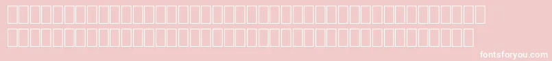 FabreseDemiaSwissCheese Font – White Fonts on Pink Background