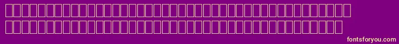 FabreseDemiaSwissCheese Font – Yellow Fonts on Purple Background