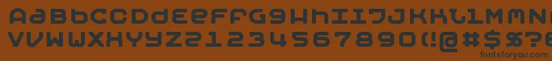 MobyBold Font – Black Fonts on Brown Background