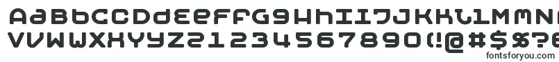 MobyBold-fontti – lohkofontit