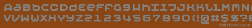 Шрифт MobyBold – серые шрифты на коричневом фоне