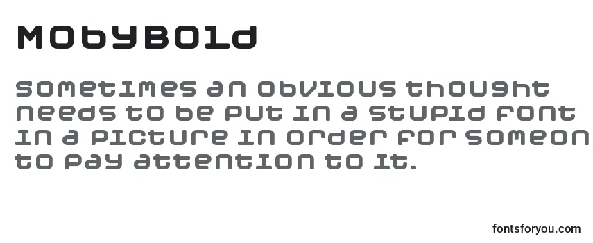 MobyBold-fontti