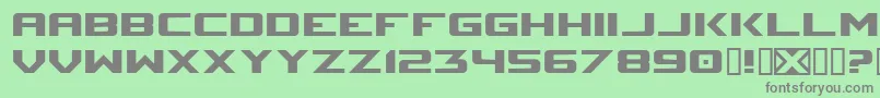 Sm Font – Gray Fonts on Green Background