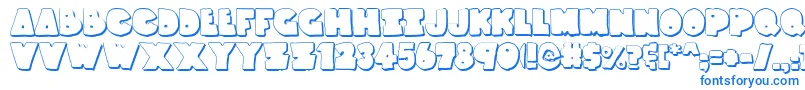 ThunderThighsShadow Font – Blue Fonts