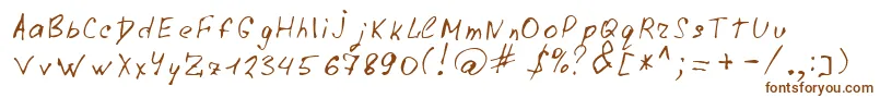 LazyCrazy Font – Brown Fonts